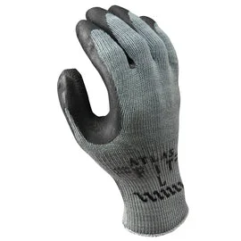 indoor game gloves -  SHOWA™ ATLAS® 10 Gauge Natural Rubber Palm Coated Work Gloves With Cotton And Polyester Liner And Knit Wrist Cuff