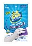 winter sports gloves -  Soft Scrub Vinyl Cleaning Gloves M White 1 pair