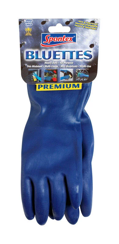 soft fleece gloves -  Spontex Bluettes Neoprene Cleaning Gloves S Blue 1 pk