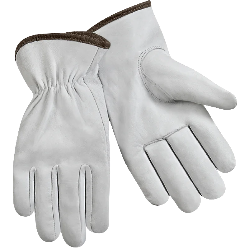 competition sports gloves -  Steiner Industries 0200 Premium Grain Goatskin Shirred Elastic Wrist Drivers Gloves (One Dozen)