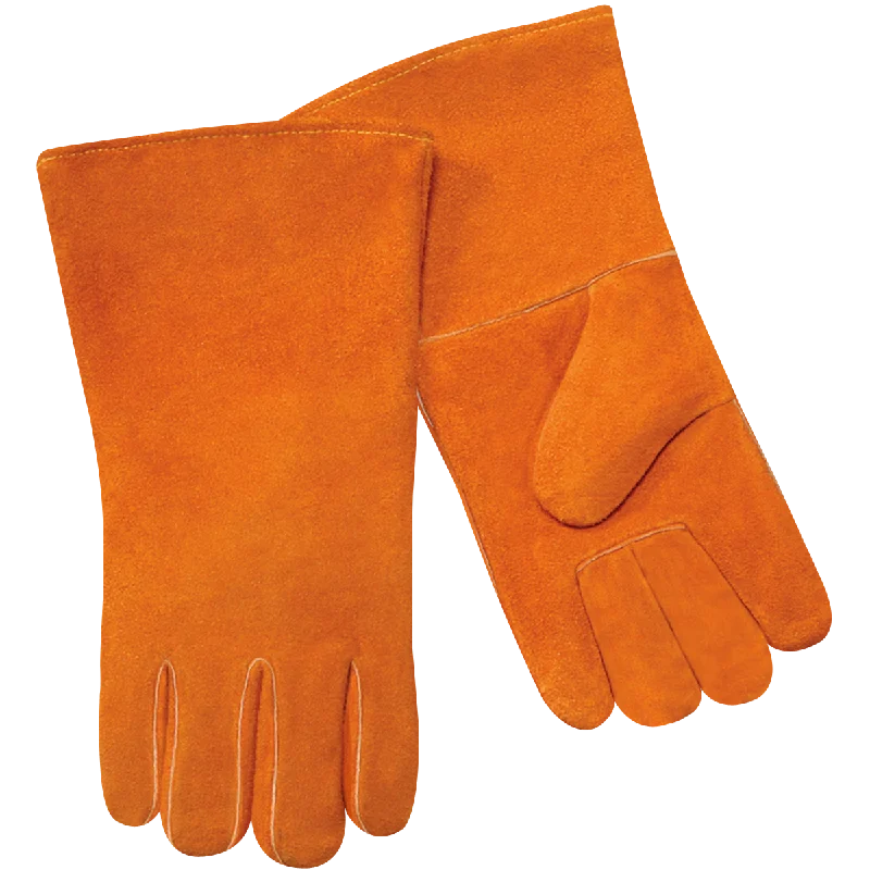 glitter gloves -  Steiner Industries 02108 Economy Split Cowhide Stick Cotton Lined Polyester Sewn Welding Gloves (One Dozen)