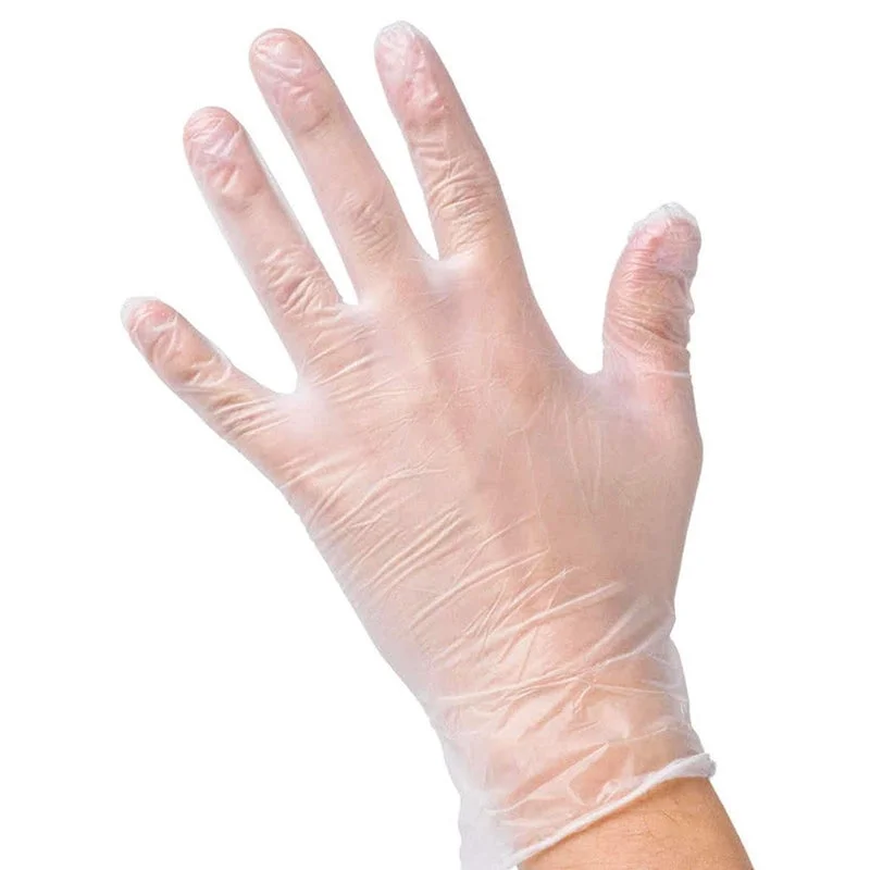 comfortable gardening gloves -  Tirol Latex Disposable Gloves Medium Clear Powder Free 100 pk