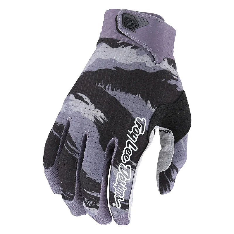 soft suede gloves -  TLD - Air Brushed Camo Black/Grey Glove