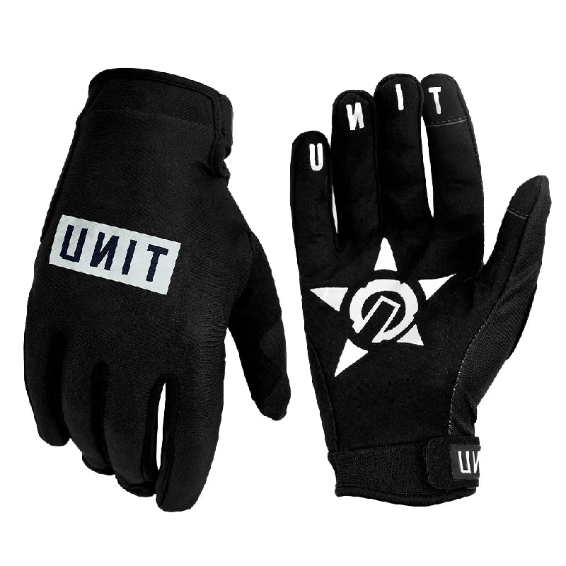 synthetic leather gloves -  Unit - 2024 Stack Black/White Gloves