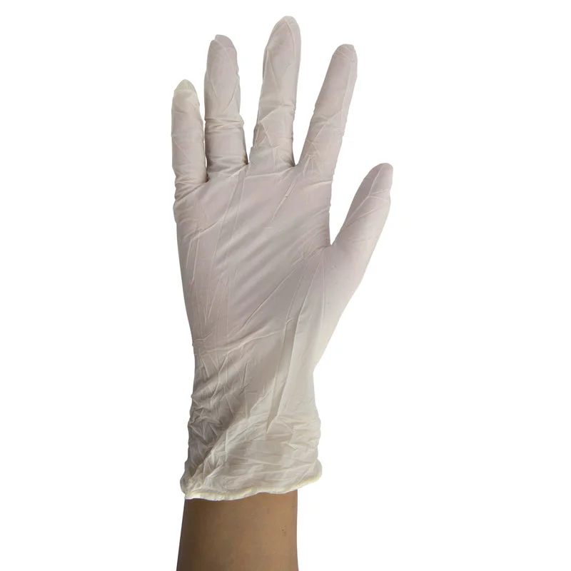 custom size gloves -  Vertak Nitrile Disposable Gloves Large White 100 pk