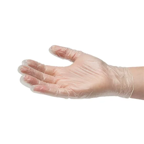 durable leather gloves -  Clear Vinyl Disposable Gloves, Powder Free (100/bx)