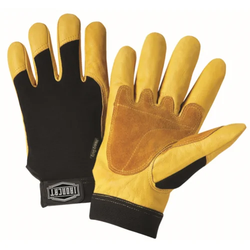 insulated lined gloves -  West Chester 86350 Ironcat Premium Heavy Duty Grain Cowhide Palm Gloves (One Pair)