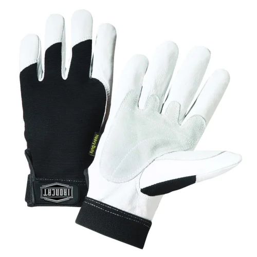 elastic gloves -  West Chester 86552 Premium Heavy Duty Goatskin Palm Gloves (one Pair)