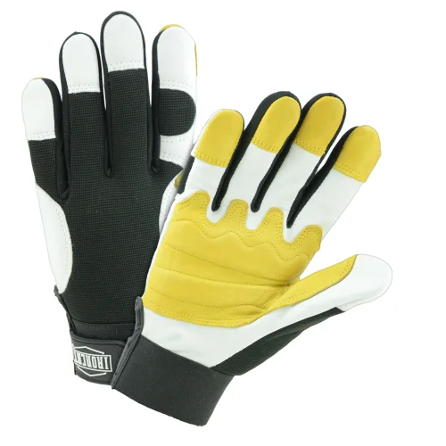 breathable lined gloves -  West Chester 86555 Ironcat Heavy Duty Goatskin Palm Gloves (One Pair)