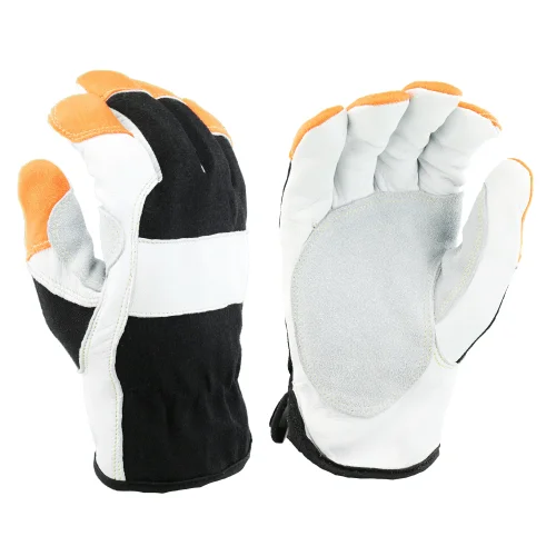 hemp fiber gloves -  West Chester 86560, FR Leather Driver Glove, A3 Cut Resistant, Goat Skin, 3 pair