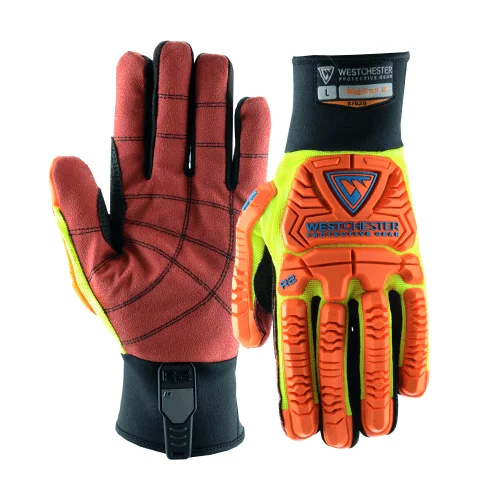 breathable lined gloves -  Impact Gloves, Oil & Gas, 87020, Rigcat 2, 6 Pair, Free Shipping