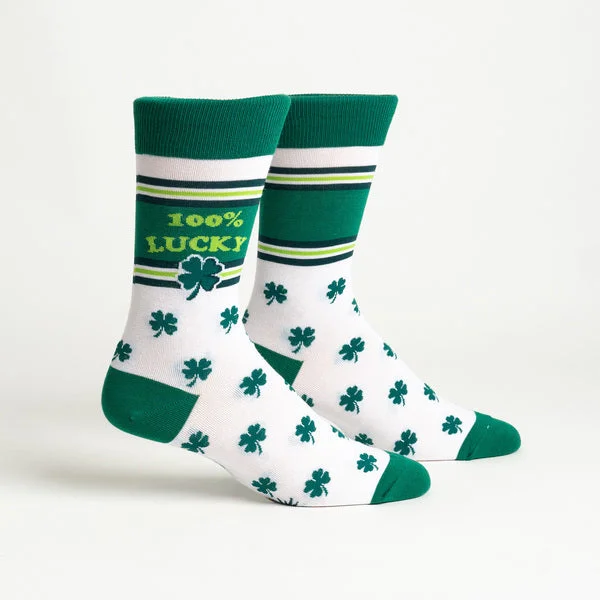 sock collections sports -  100% Lucky Men’s Crew