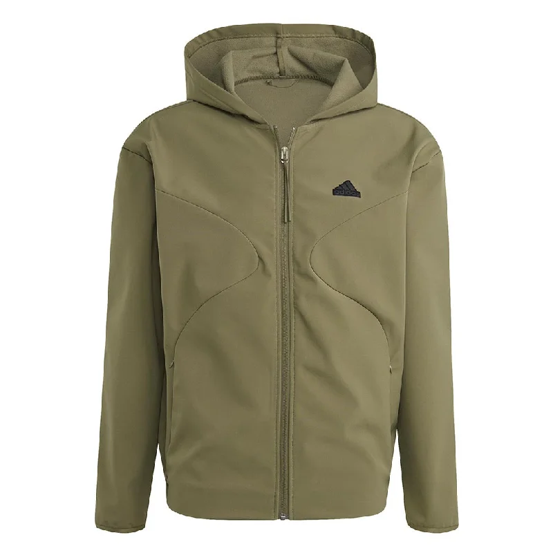 sock selection eco -  adidas - Men's City Escape Full Zip Hooded Jacket (IJ6091)