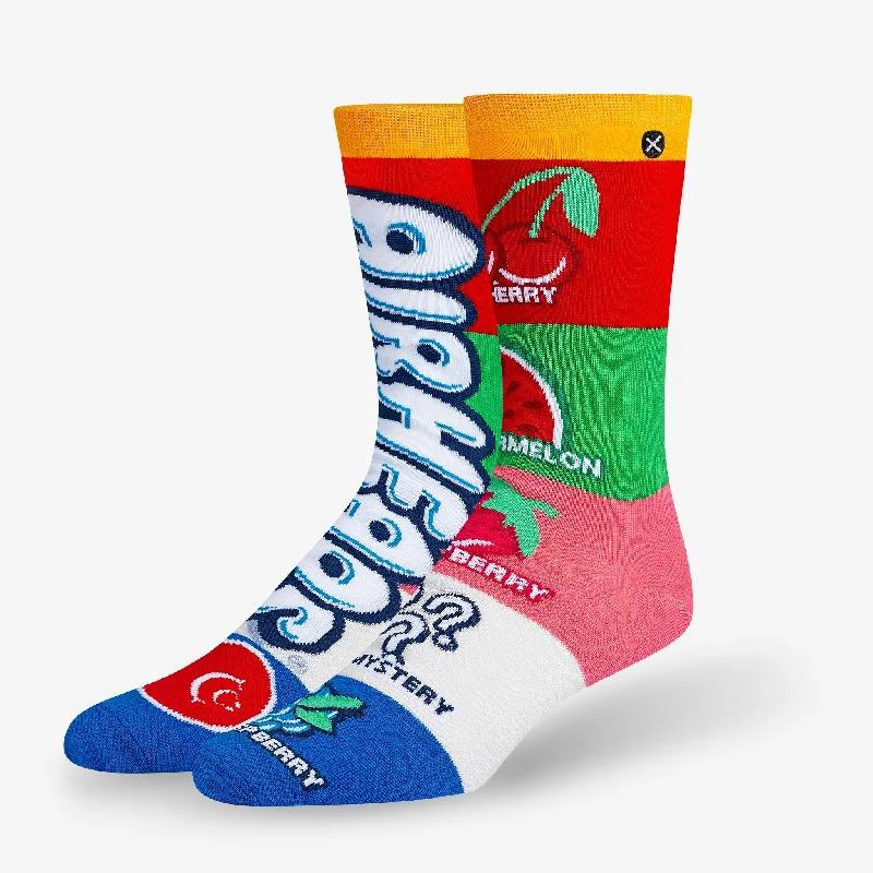 sock pairs summer -  Airheads Flavors Blue Men's Crew Socks