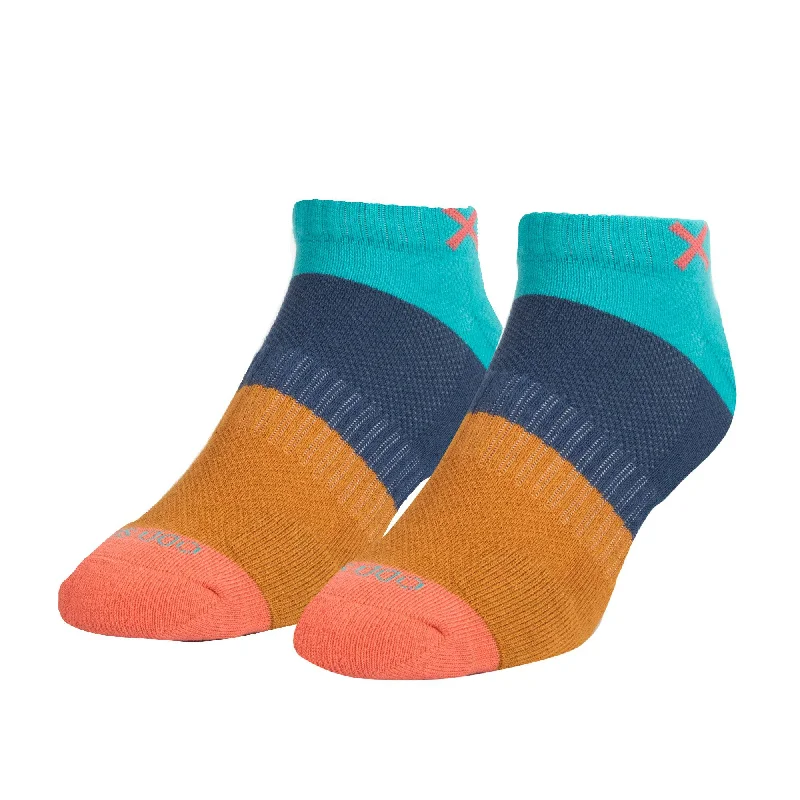 sock shipping summer -  Basix Men Ankle 4 Block Fashion Trail