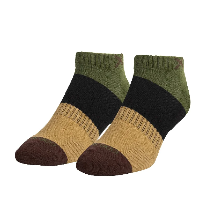 sock delivery formal -  Basix Men Ankle 4 Block Fashion Woodland