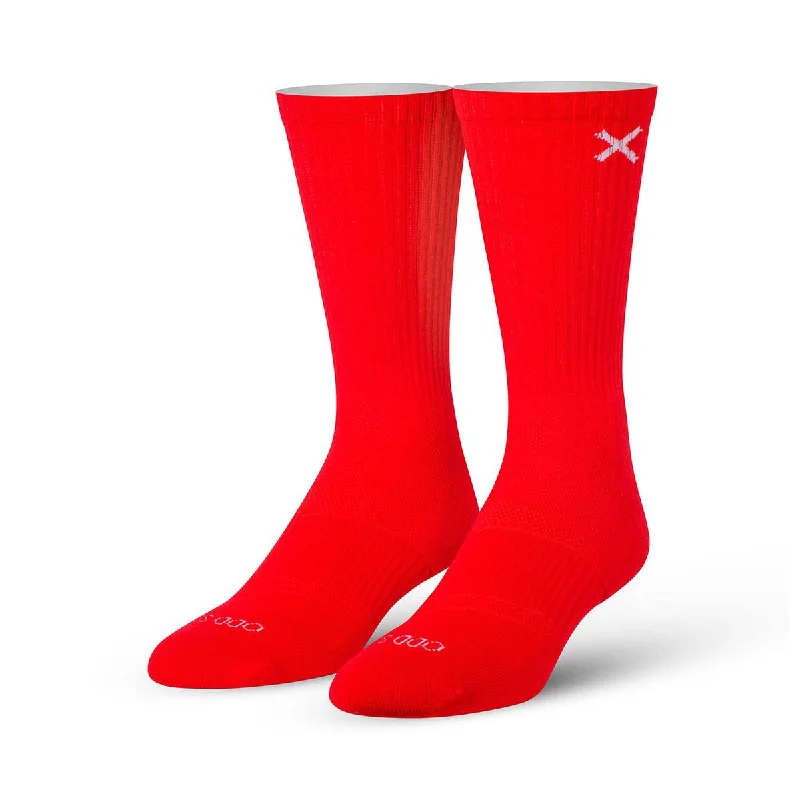 sock designs summer -  Basix Red Men's Crew Socks