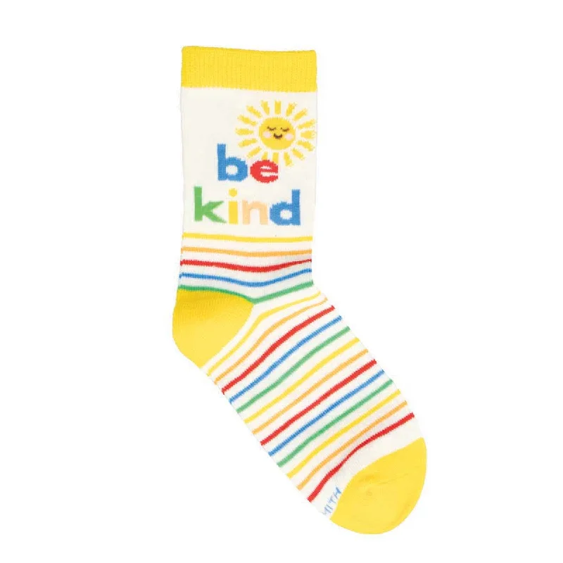 sock fashion casual -  Be Kind - Cotton Crew