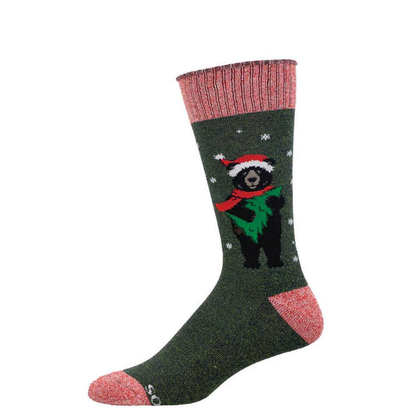 sock selection sports -  Beary Christmas Recycled Cotton Crew