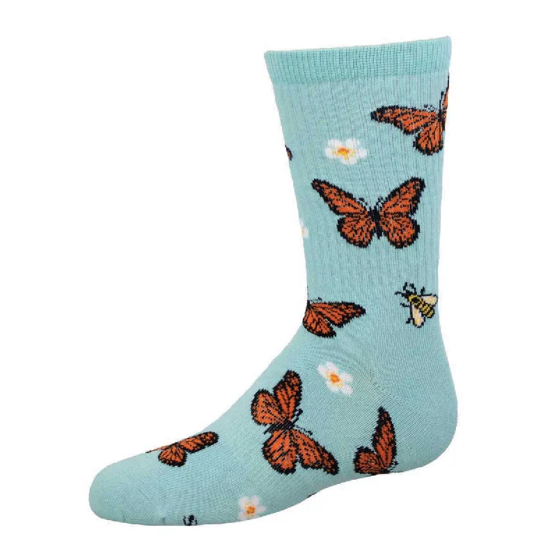 sock sizes casual -  Bee Kind To Monarchs - Active Youth