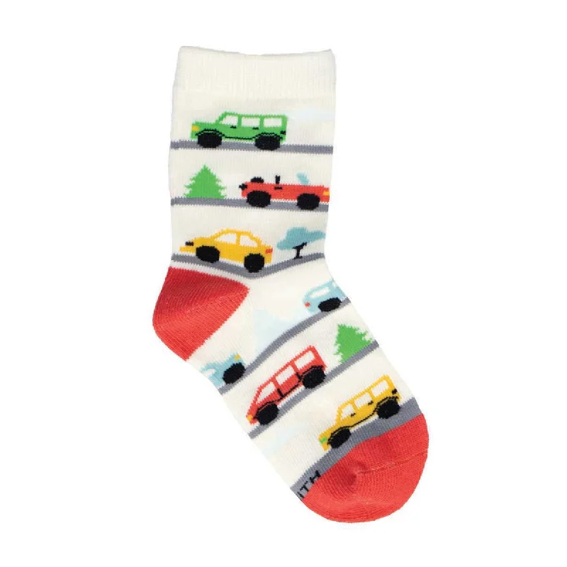 sock pairs sports -  Beep, Beep, Vroom - Cotton Crew