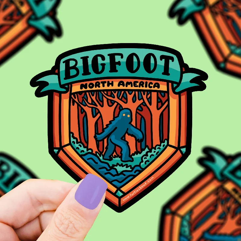 sock offers summer -  Big Foot Cryptid  Location Sighting Vinyl Sticker