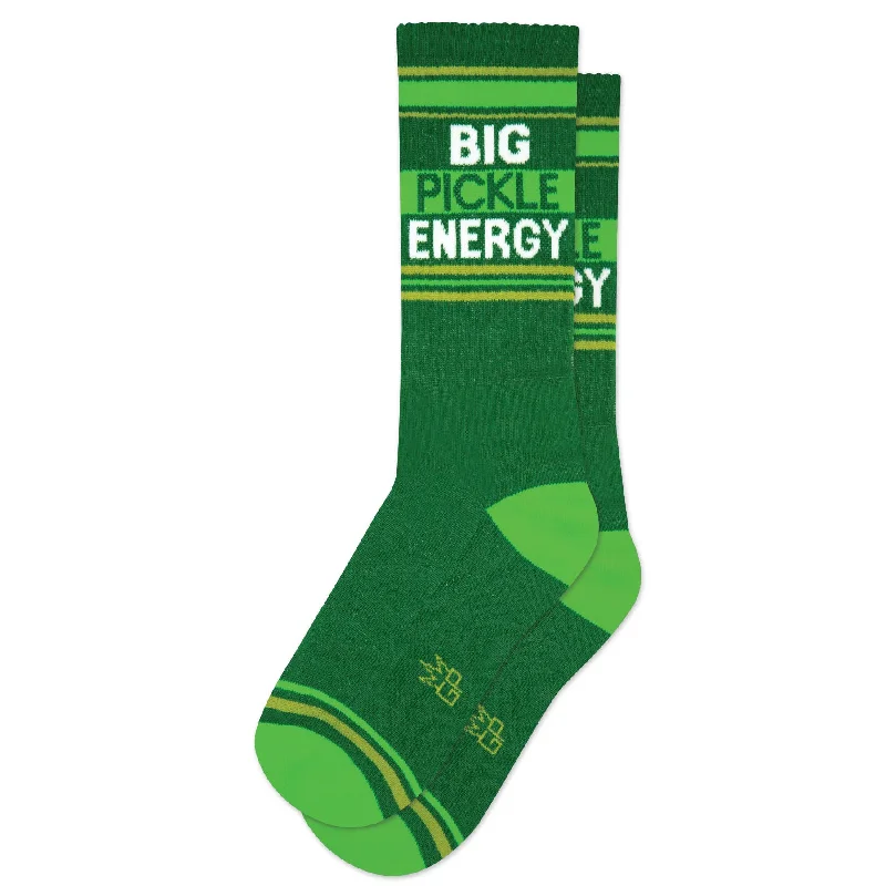 sock sales casual -  Big Pickle Energy Gym Unisex Crew Socks