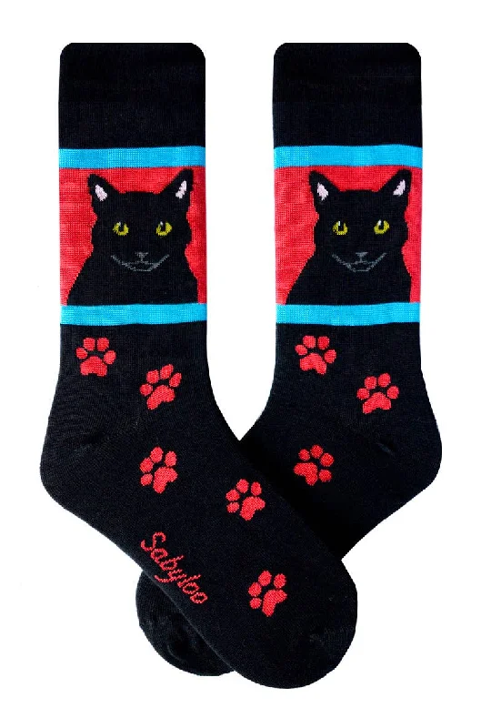 sock warranty formal -  Sabyloo/Black Cat Socks