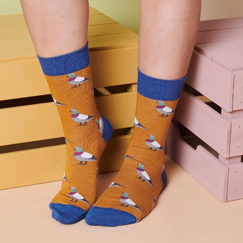 sock patterns summer -  Catherine Tough/Pigeon cotton women's crew socks