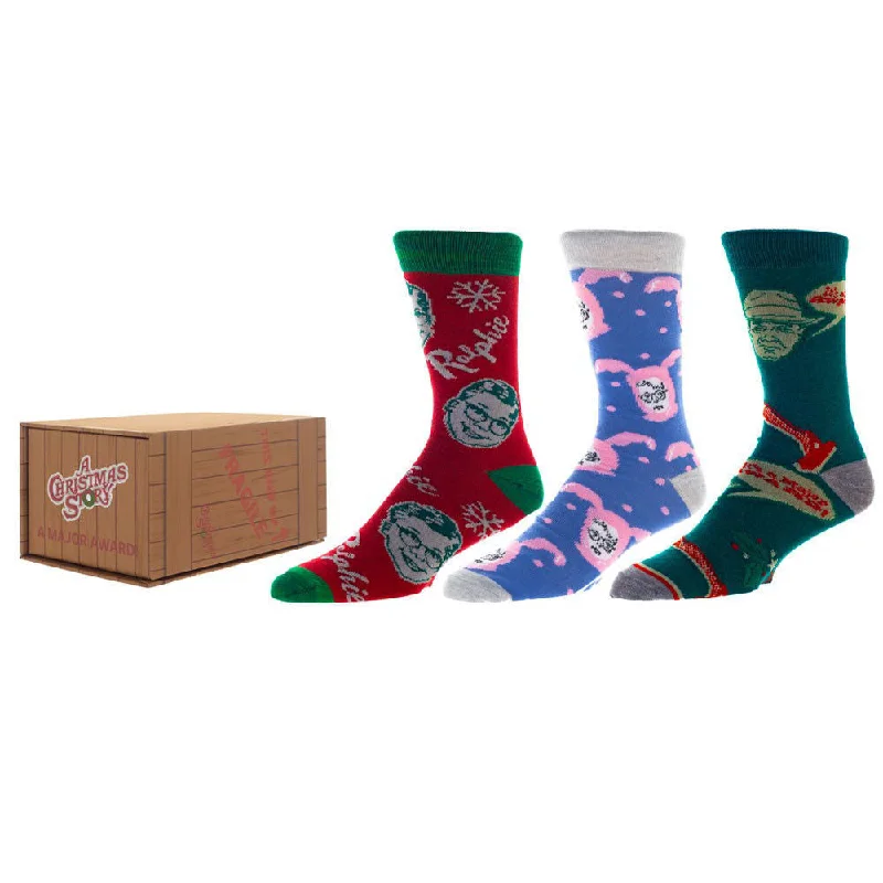 sock returns formal -  Christmas Story 3 Pair Crew Sock Box Set