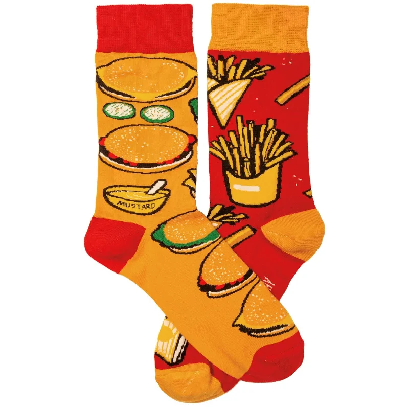 sock discounts casual -  Socks - Burgers & Fries