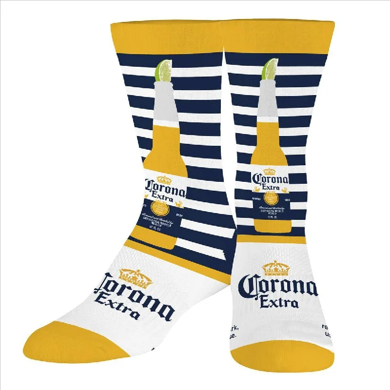 sock warranty casual -  Corona Extra Stripes Men's Crew Socks