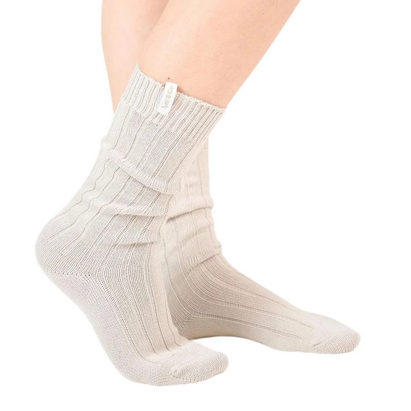 sock stock eco -  Farne Long Bamboo-blend Socks