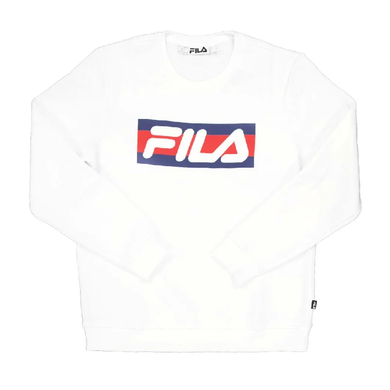 sock storage summer -  FILA - Men's Adlia Long Sleeves Crew (SM13B626 100)