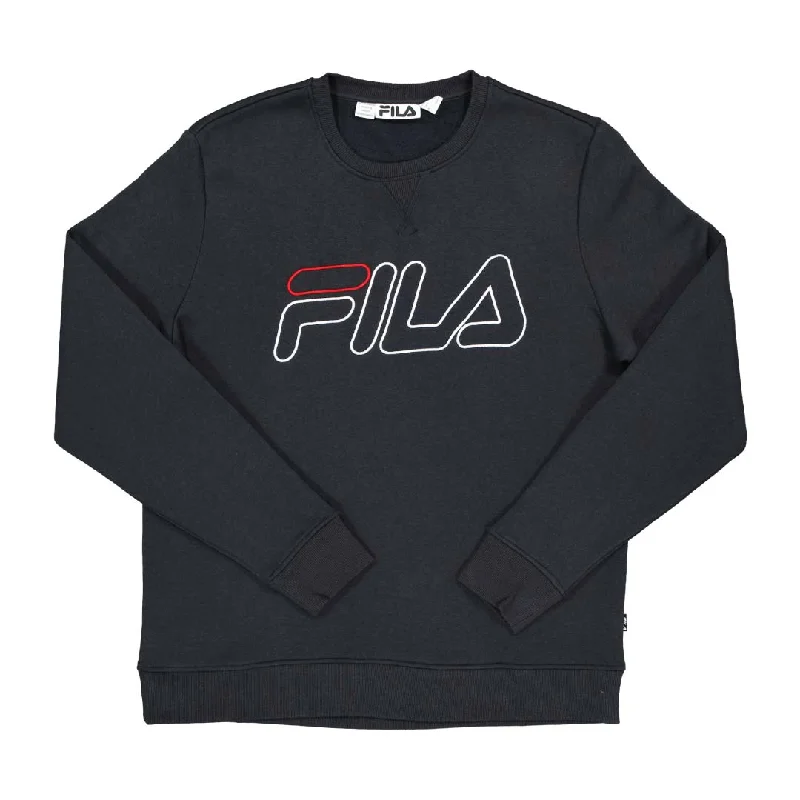 sock shipping summer -  FILA - Men's Outline Long Sleeves Crew (SM039623 001)