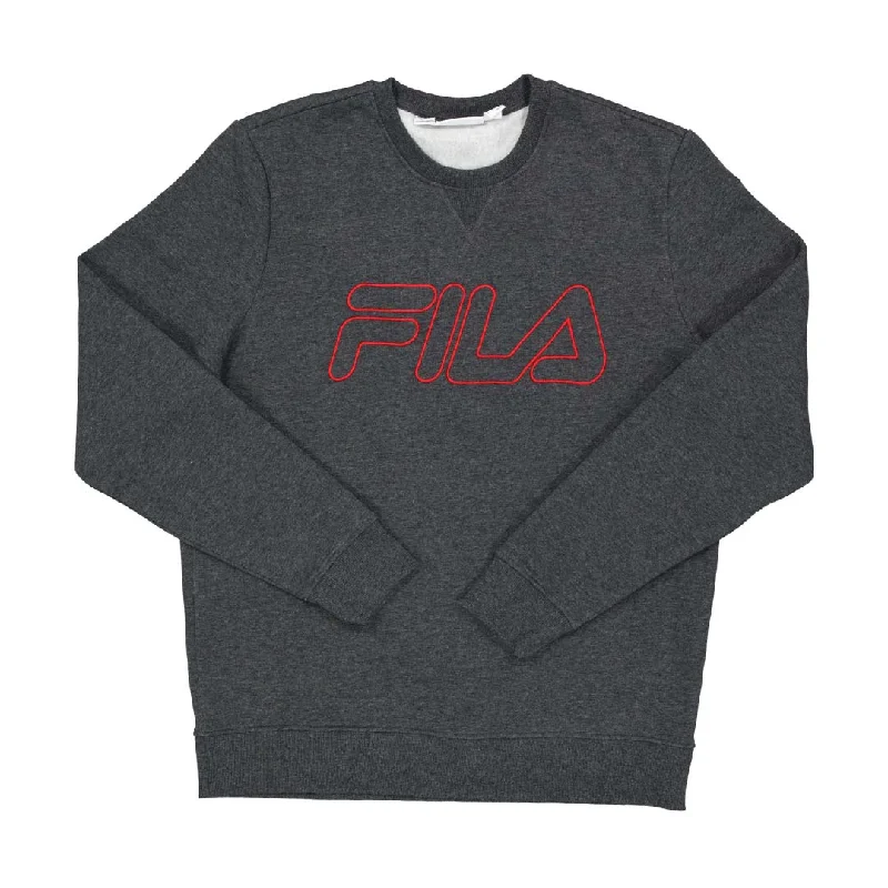 sock packaging summer -  FILA - Men's Outline Long Sleeves Crew (SM039623 084)