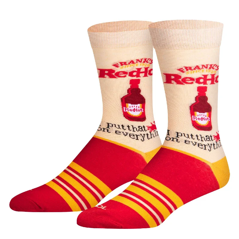 sock exchanges summer -  Franks On Everything Men's Crew Socks