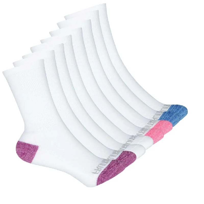 sock brands formal -  Fruit Of The Loom - Girls 20 Pack Crew Sock (FRG10115CK WHAST)