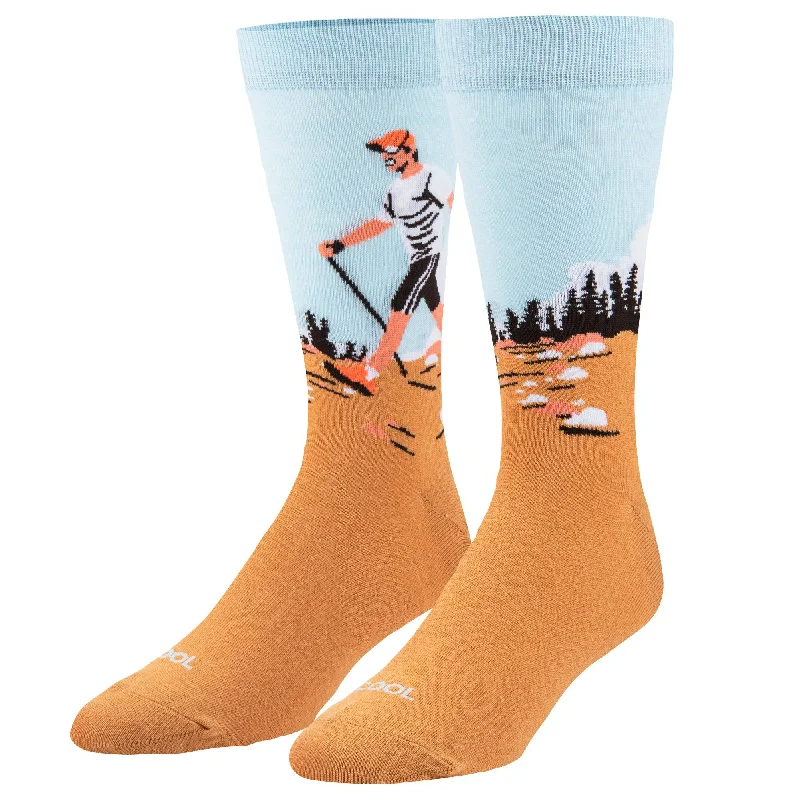 sock quality winter -  Hit The Trails Men's Crew Socks