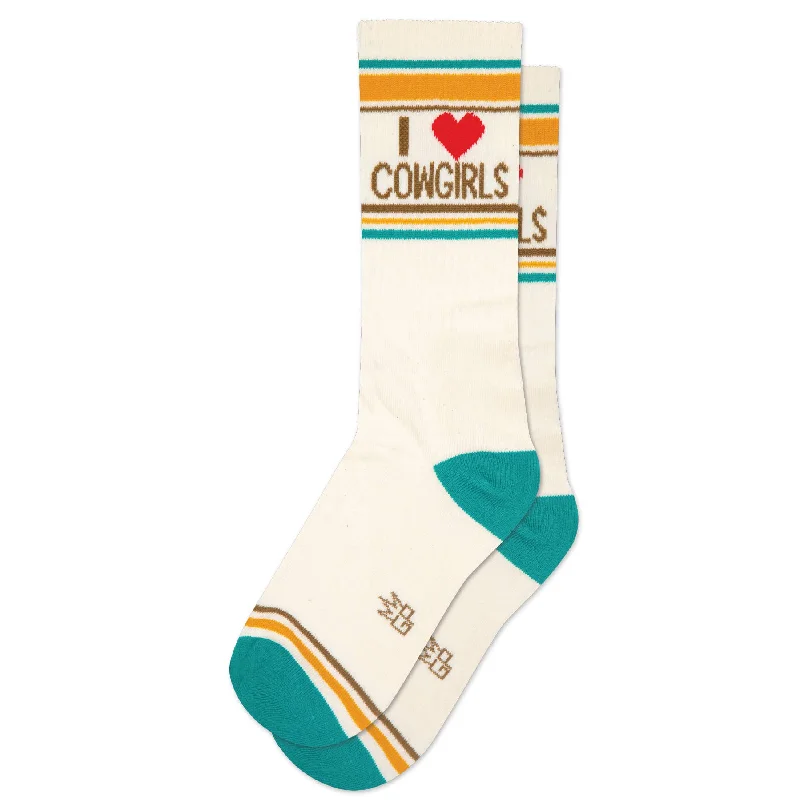 sock trends formal -  I ❤️ Cowgirls Unisex Gym Crew Socks