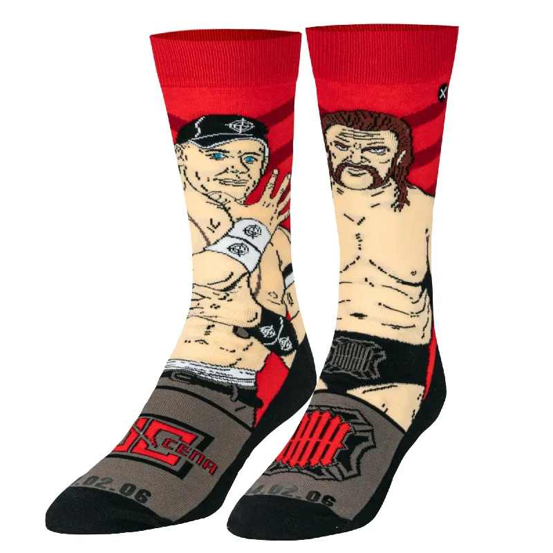 sock refunds formal -  John Cena VS HHH Men's Crew Socks