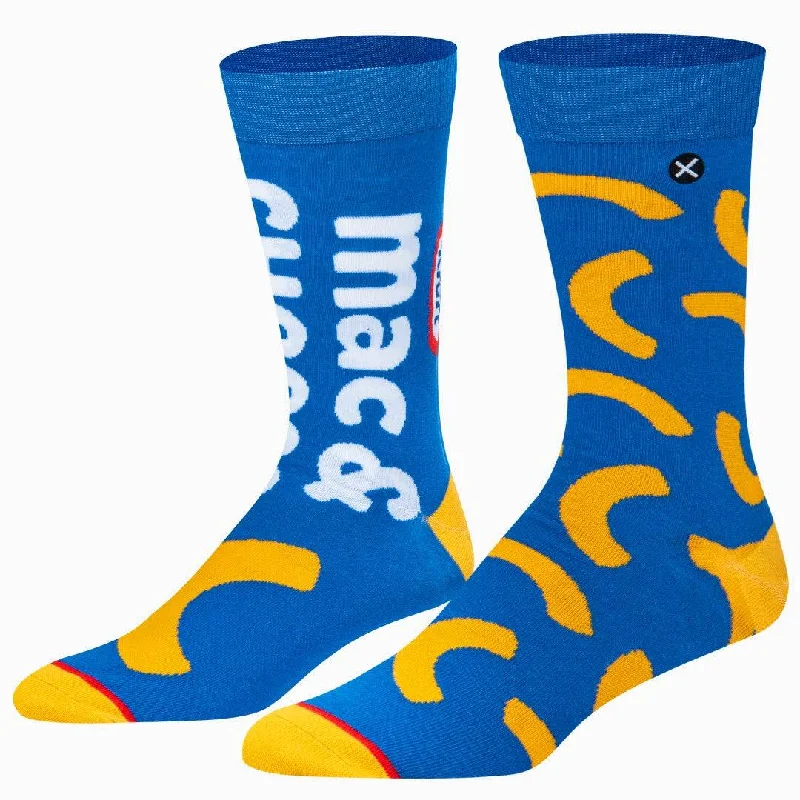 sock types eco -  Kraft Mac & Cheese Split Men's Crew Socks