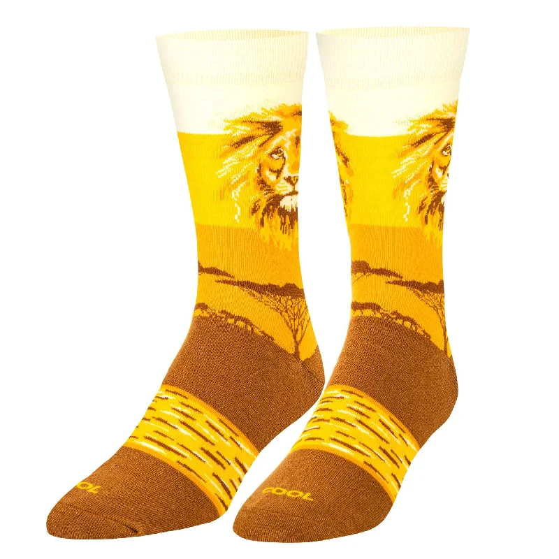 sock discounts winter -  Lion Safari Men's Crew Socks