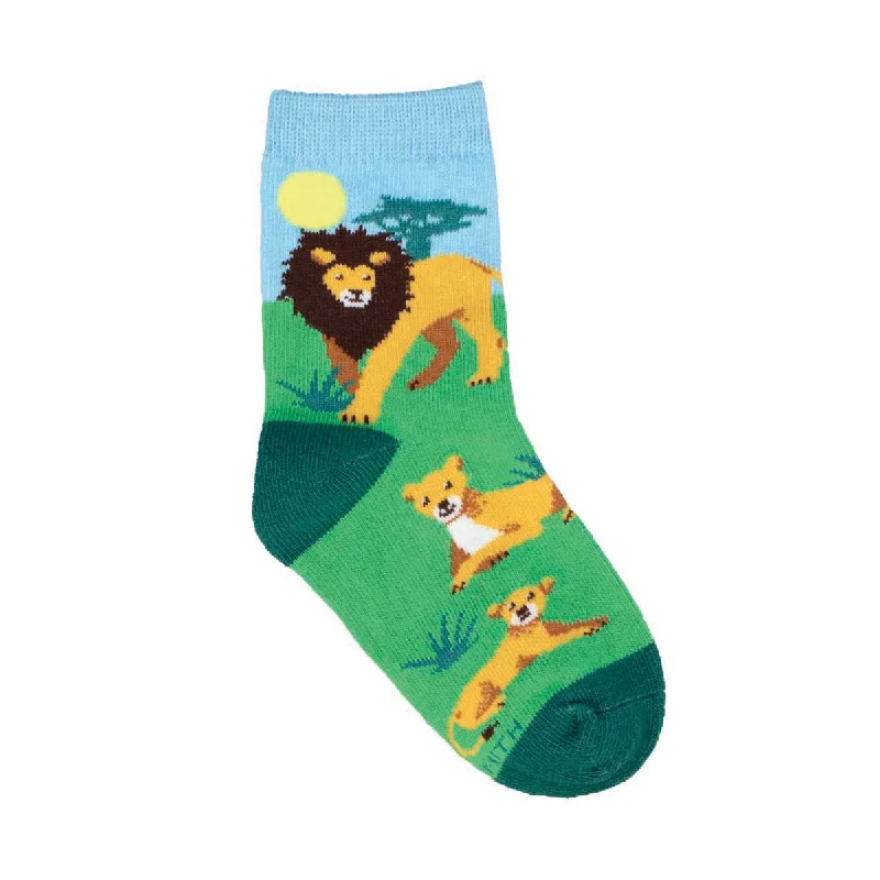 sock exchanges sports -  Lounging Lions - Cotton Crew