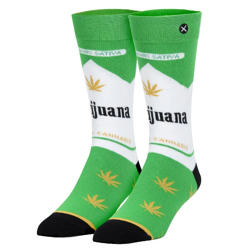 sock washing summer -  Marijuana Pack Men's Crew Socks