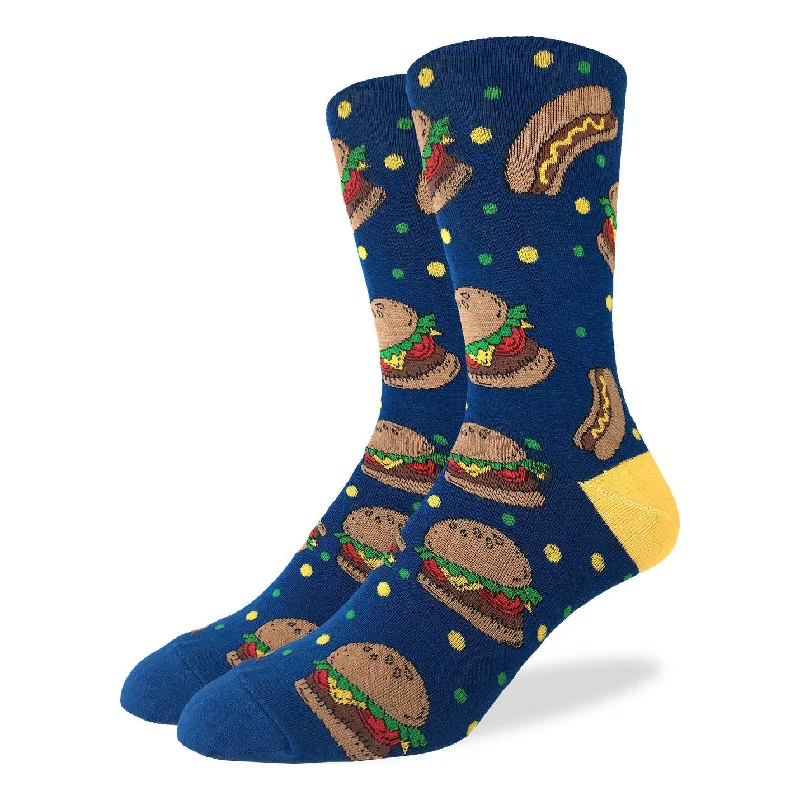 sock delivery summer -  Men's Burgers & Hotdogs Socks