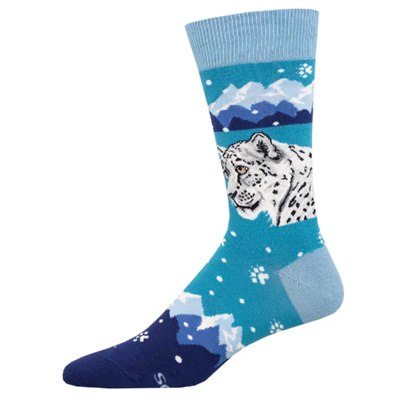 sock collections sports -  Snow Leopard - Cotton Crew