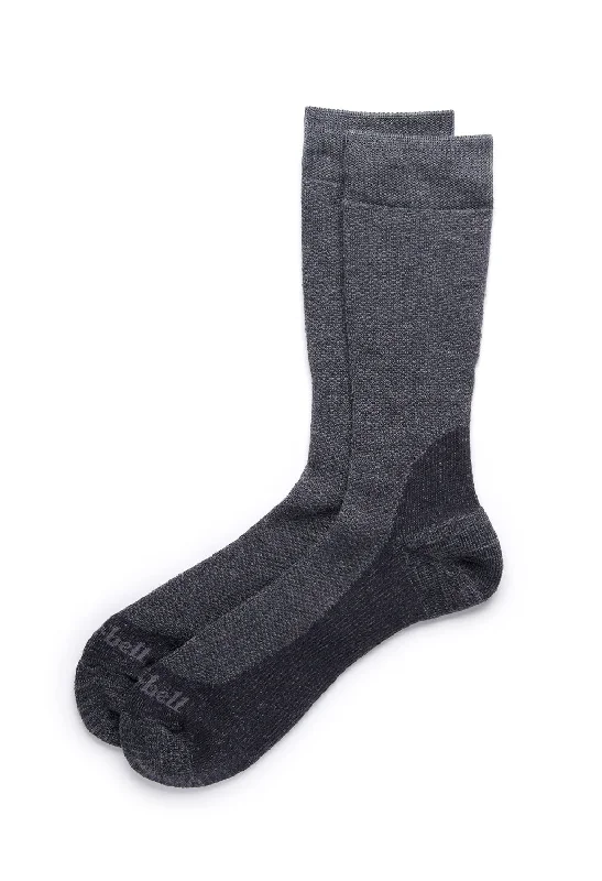 sock guarantee casual -  Montbell Merino Wool Trekking Socks - Heather Charcoal