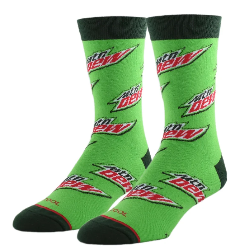 sock selection summer -  Mountain Dew All Over Men's Crew Socks