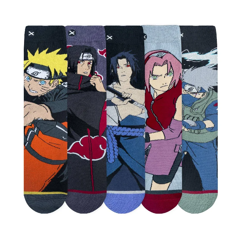 sock coupons sports -  Naruto Gift Box - 5 Pack of Sox